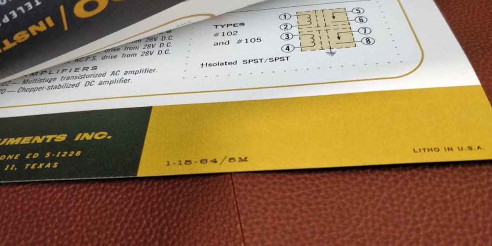 1963-64 ~ RAWCO Instruments Inc. ~ Bulletins Spec Sheets~ Transistors Amplifiers