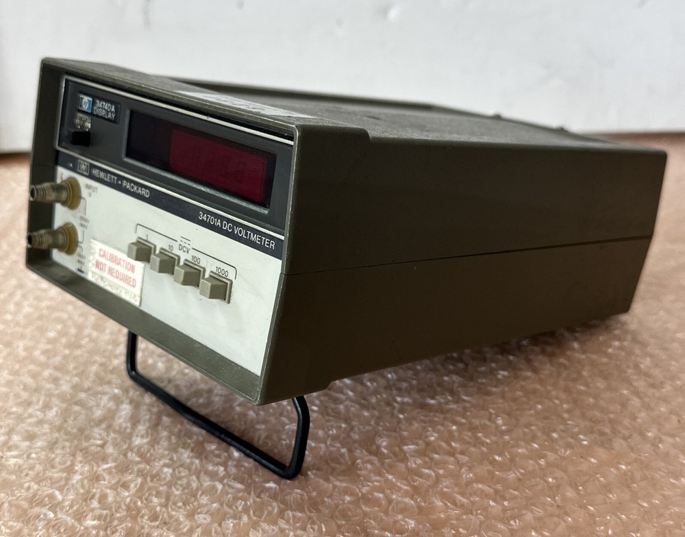 PREOWNED- Hewlett-Packard 34701A DC Voltmeter 500/1200V Max || FAST SHIPPED 🇺🇸