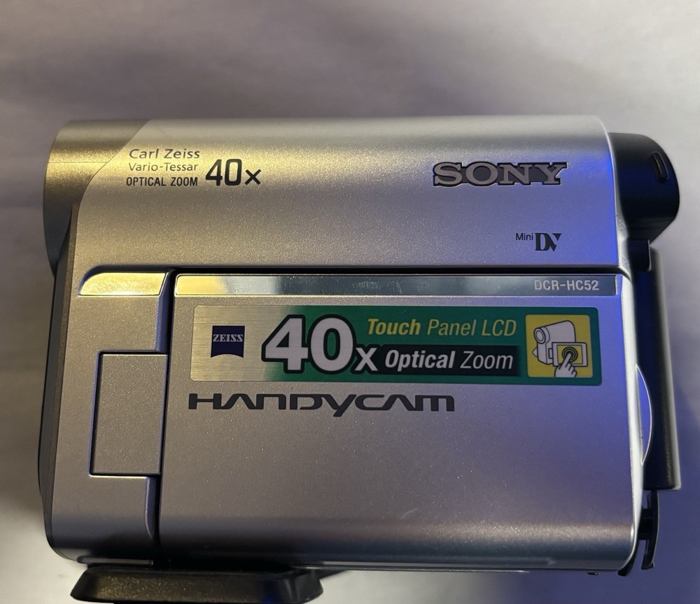 Sony Handycam DCR-HC52 40x Optical Mini Camcorder Untested