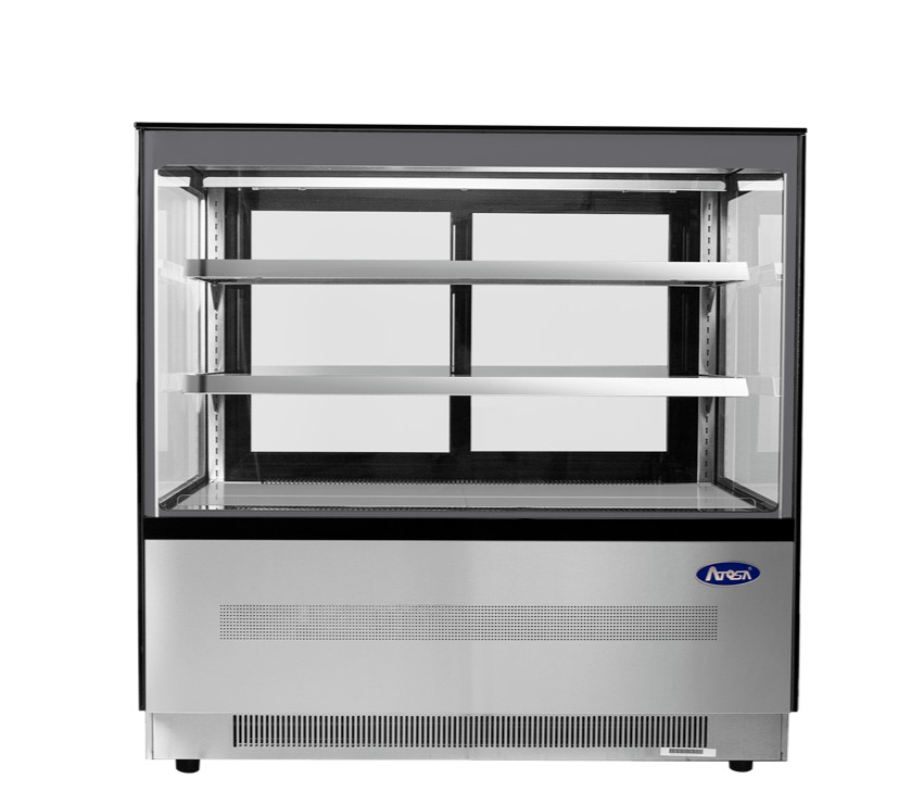 Atosa RDCS-48 48" Stainless steel Floor Model Refrigerated Display Square