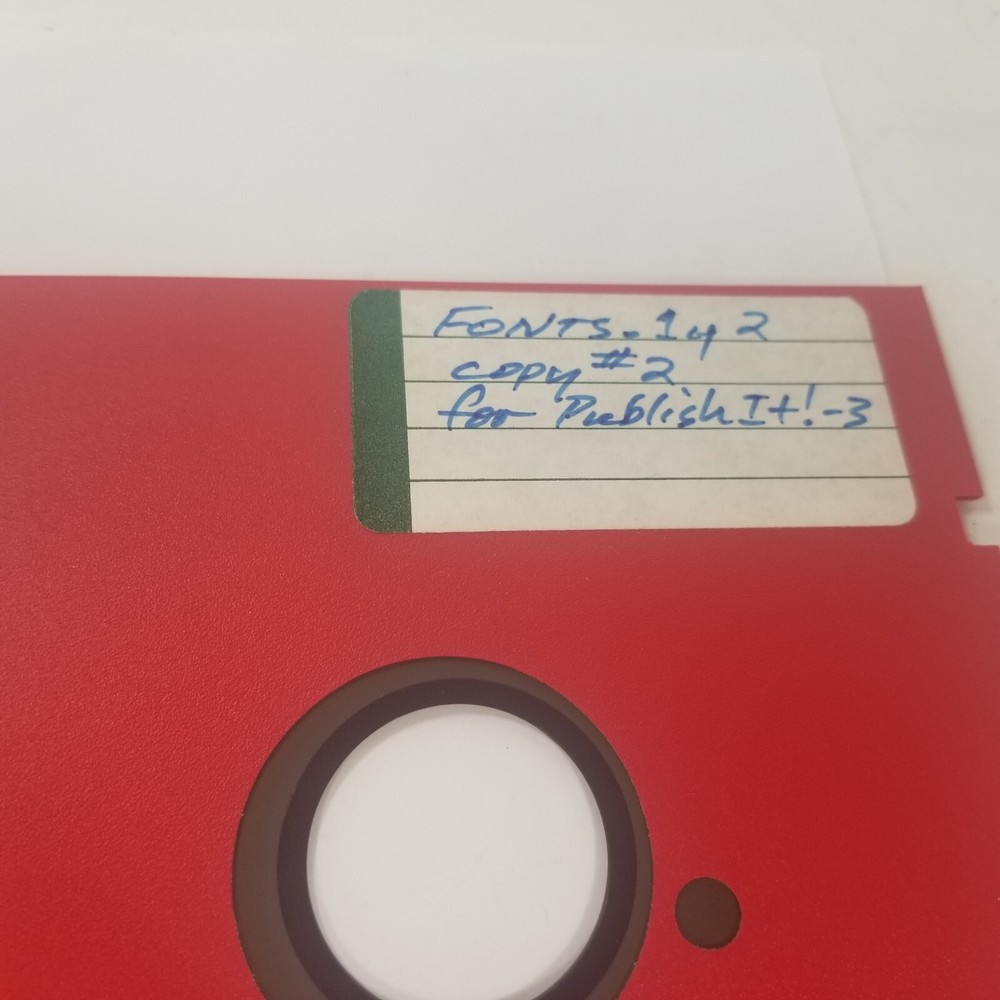 Apple II PUBLISH IT Floppy Disks 5.25