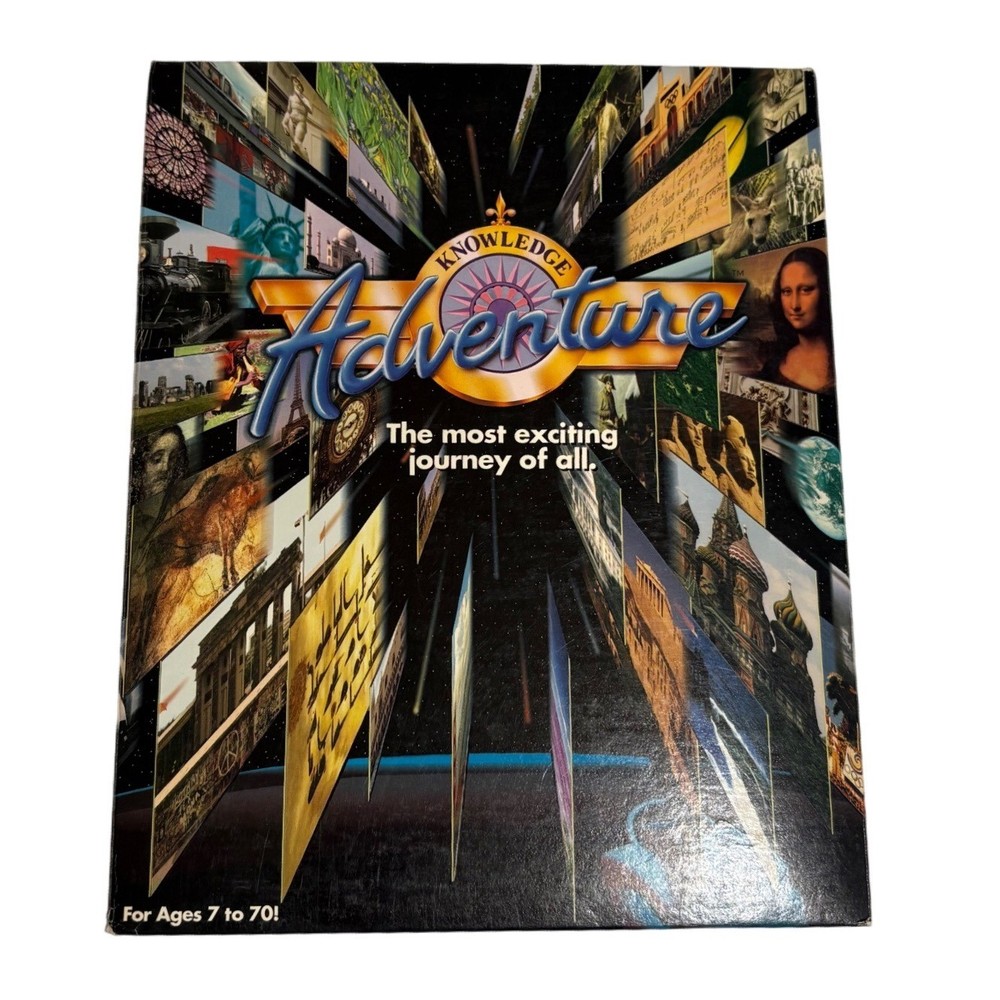 1990s Knowledge Adventure Educational Software CD ROM 8 Disks Vintage PC Game