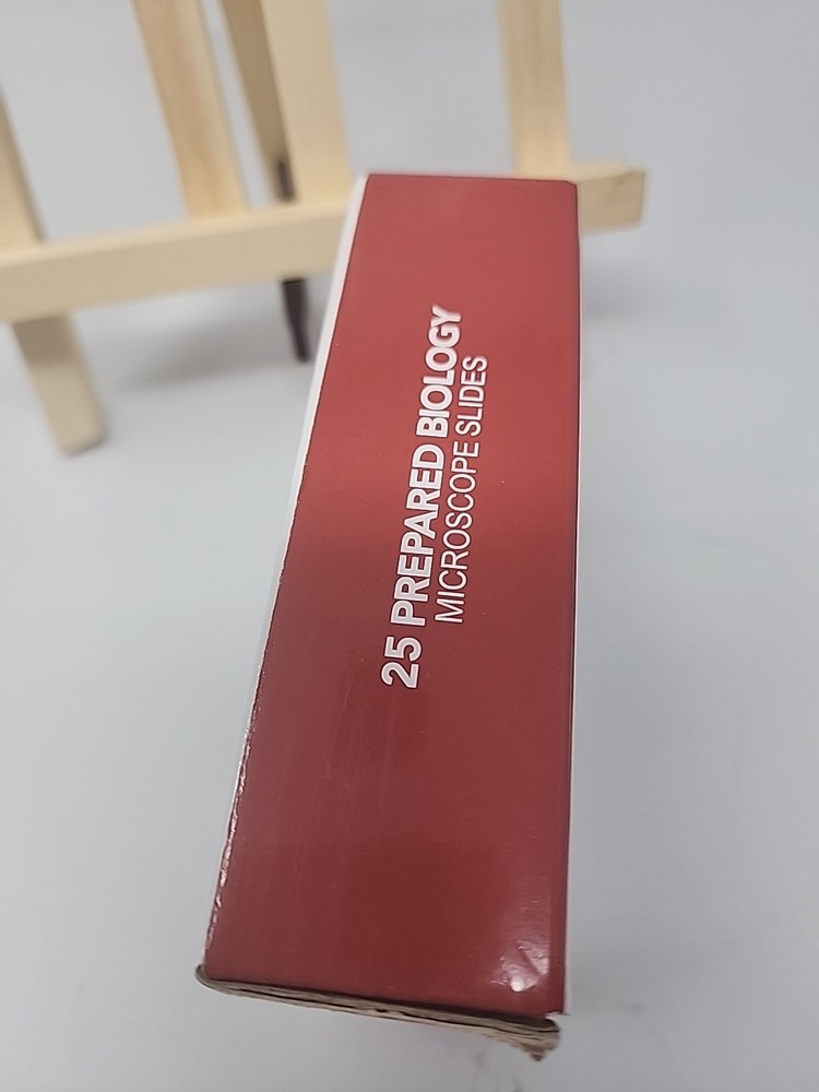 AmScope PS25 Prepared Microscope Slide Set for Basic Biological Science