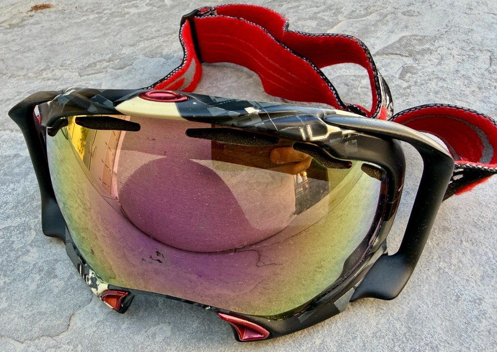 Oakley Splice Snow Goggles Red