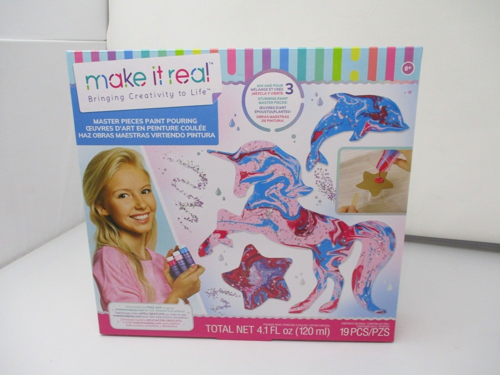 Make It Real - Master Pieces Paint Pouring