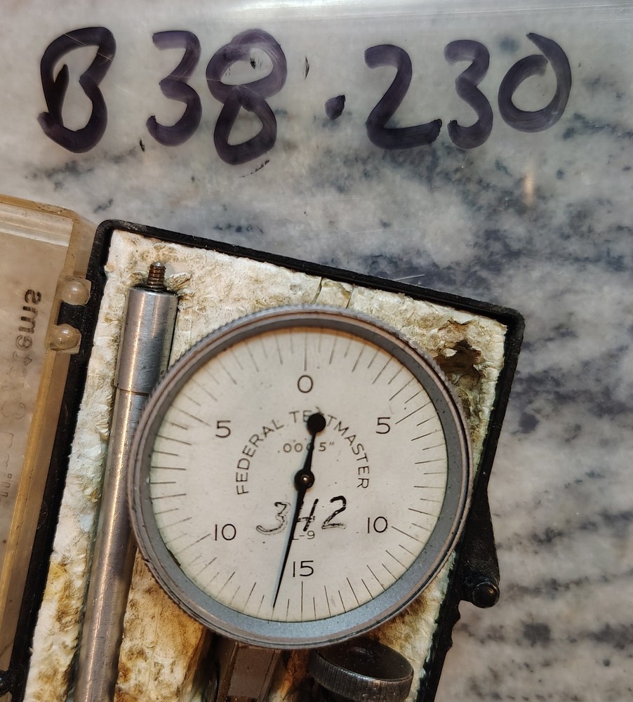 🗽FEDERAL TEST MASTER INDICATOR MACHINIST/ TOOLMAKER