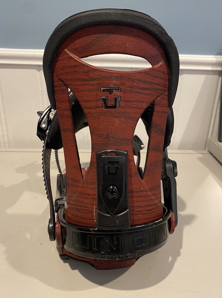 Union Asadachi Red 2012 Snowboard Bindings Size Large All-Mountain Performance