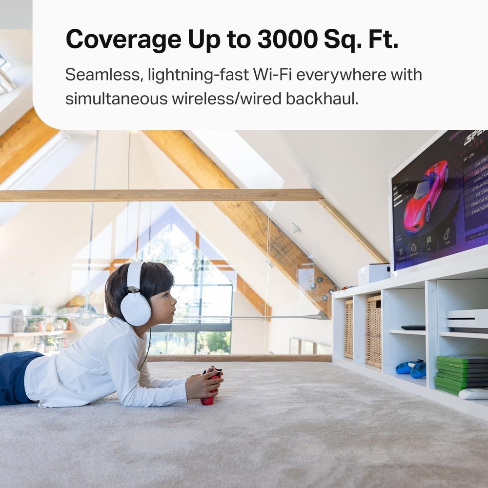 Deco 7 Pro BE63 Tri-Band WiFi 7 Mesh System - 3000 sq.ft Coverage & 10 Gbps