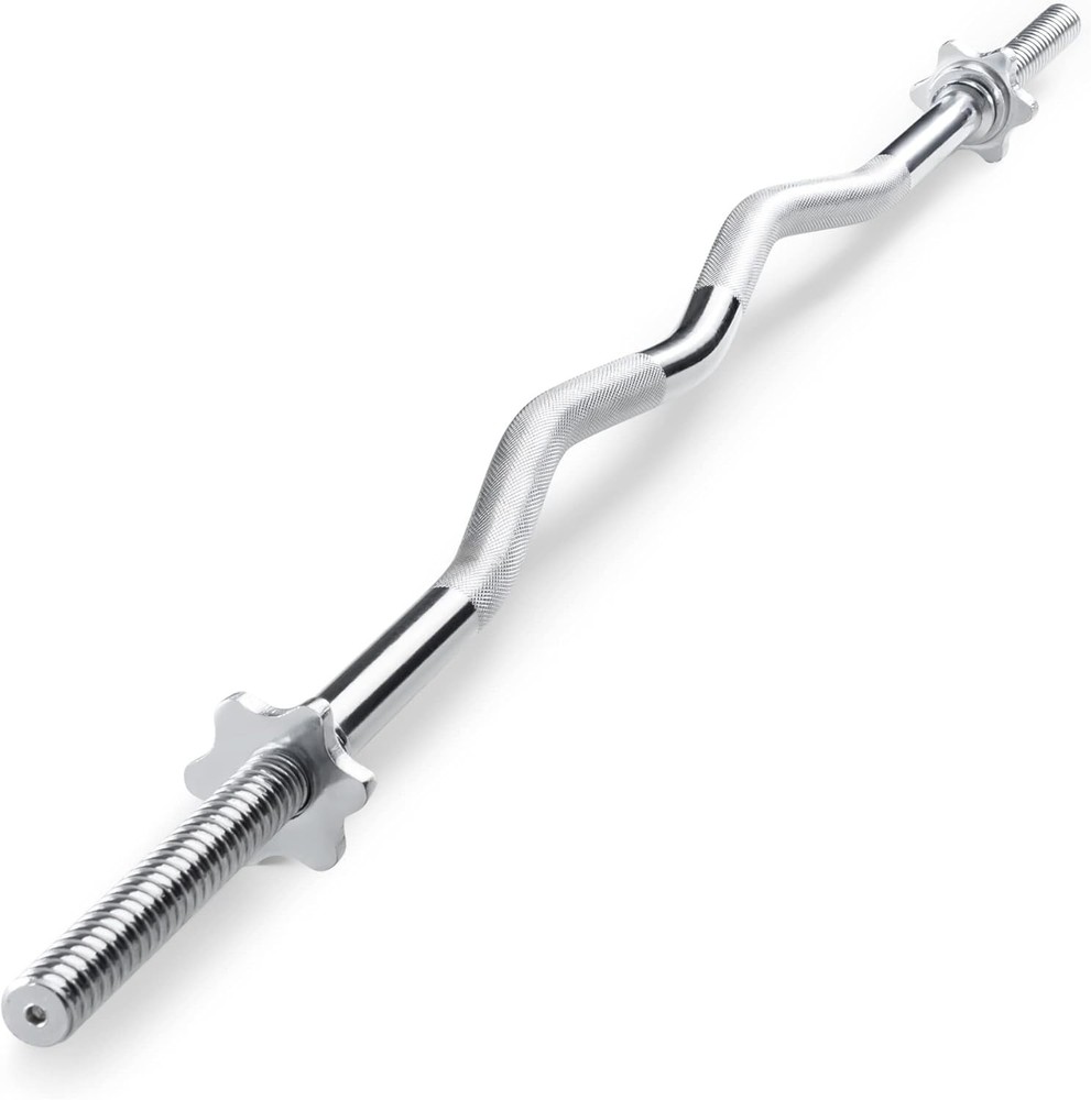 Sculpted Handle Chrome Curl Bar - 2-