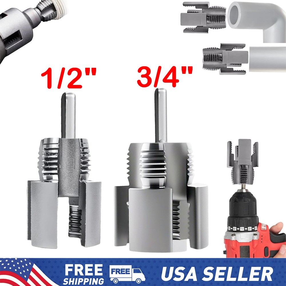 Integrated Internal & External Pipe ThreadingTool, PVC Pipe -Threader Kit