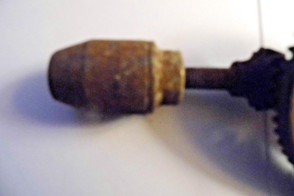 Antique Hand Drill - Woodworking Tool - NO bits