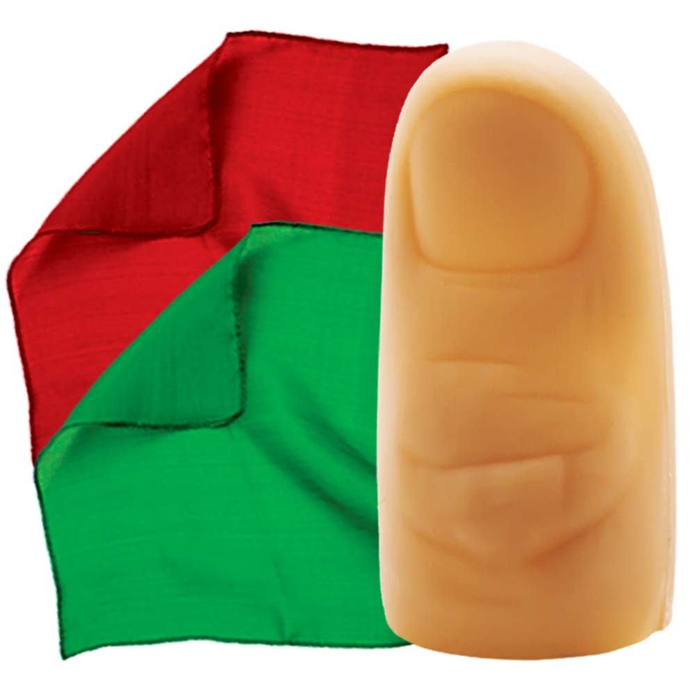 25 Tricks with a Magic Thumb Tip, Includes a Standard Size Magic Tricks Thumb...