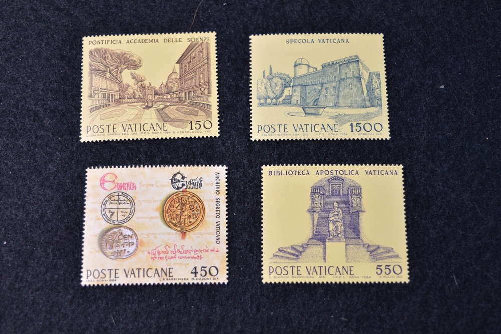 VATICAN 1986  VATICAN ACADEMIES STAMPS