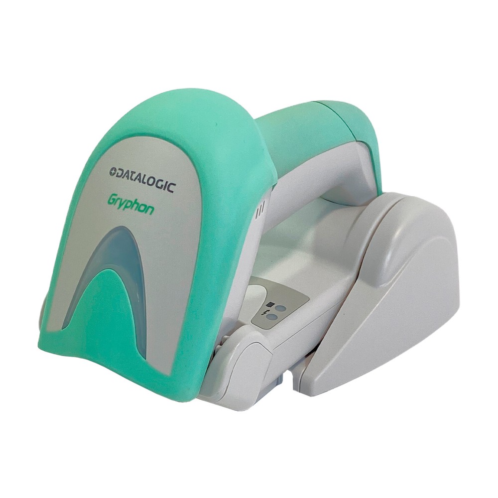 Datalogic Gryphon GBT4400 2D Wireless Bluetooth Barcode Scanner w/Cradle TESTED