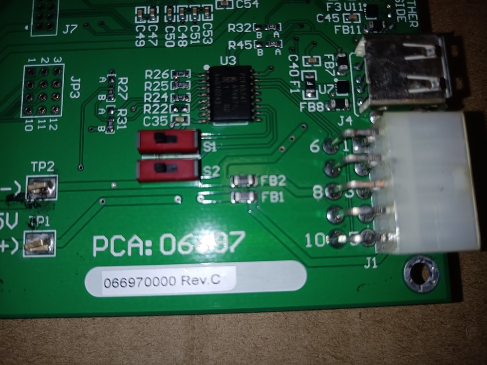 PCA 06670000 Rev: C, LCD interface for TELEDYNE API T101 H2S Analyzer