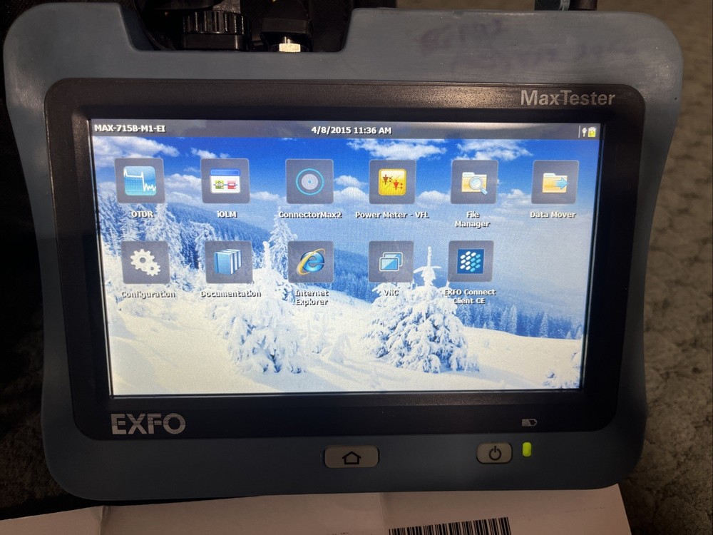 Exfo MaxTester MAX-715B-MI-EI OTDR Unit Serviced