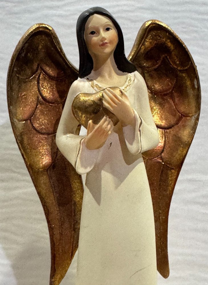 Ceramic Angel Decorative Figurine - Approx. 19cm Tall