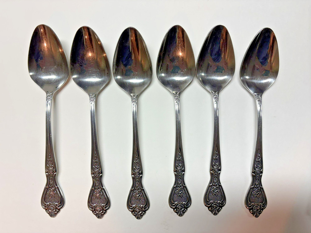 NORMANDY Stainless Flatware Japan MIXED LOT Floral 11 pc