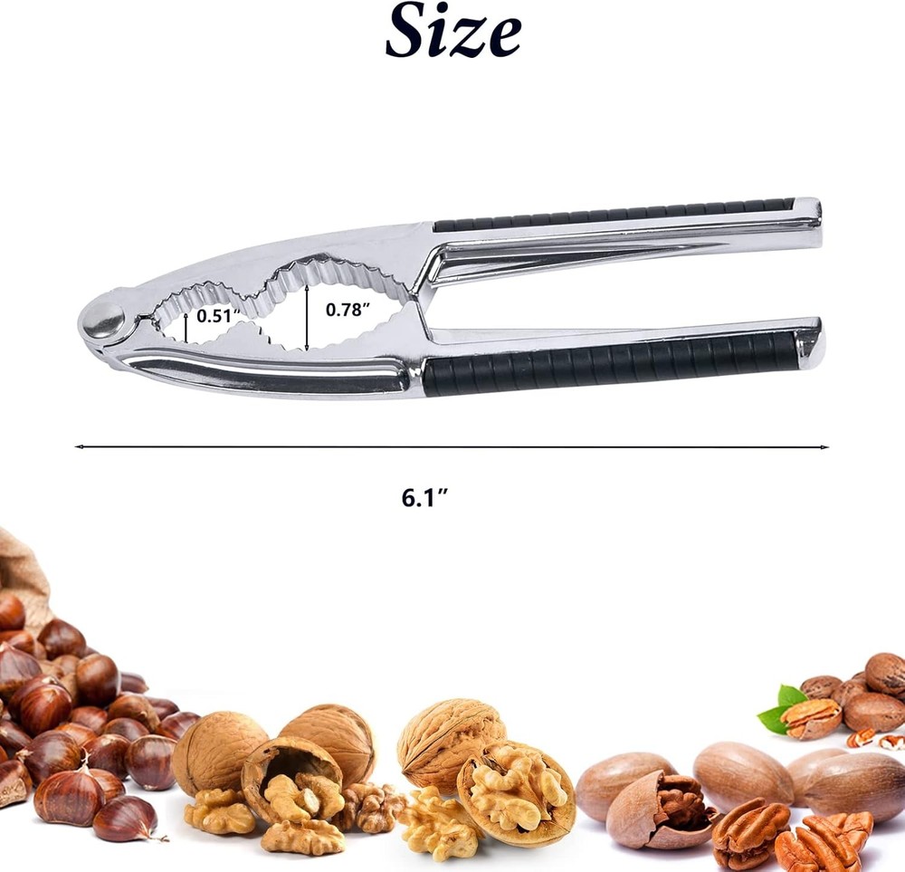 Nut Cracker, Seafood Tool, Walnut Cracker for All Nuts, Heavy Duty Shell Cracker
