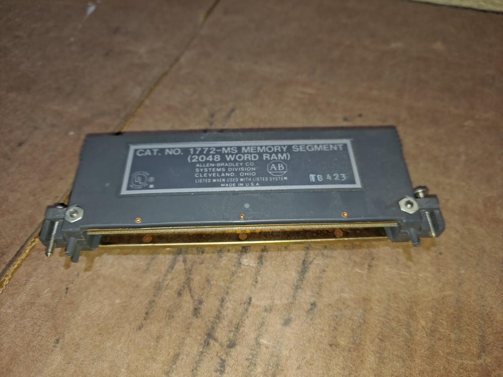 ALLEN BRADLEY  1772-MS  MEMORY SEGMENT  (2048 WORD RAM)  Fast Shipping