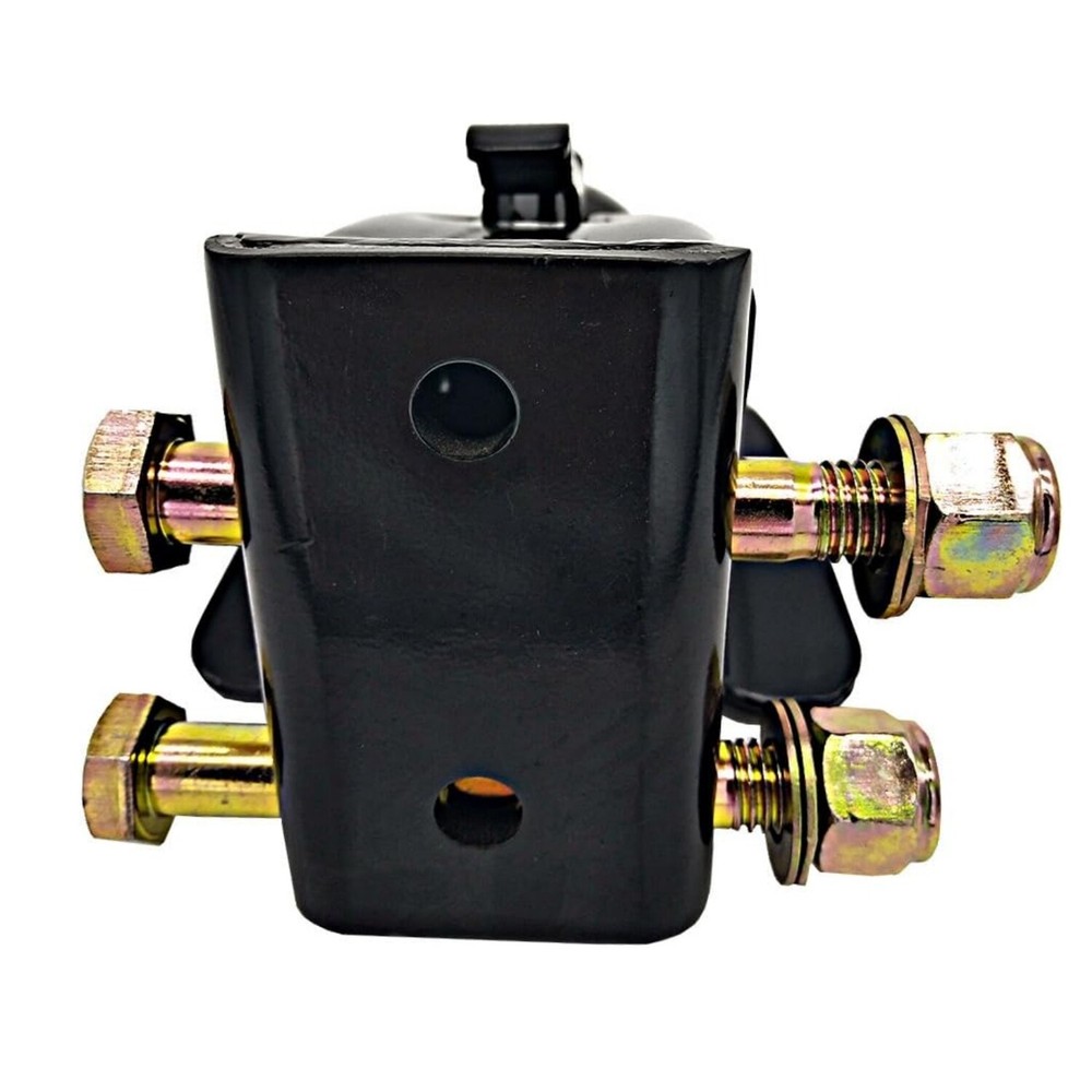 Adjustable Trailer Coupler 2 in 8000LBS Capacity,Channel-Mount Coupler Black