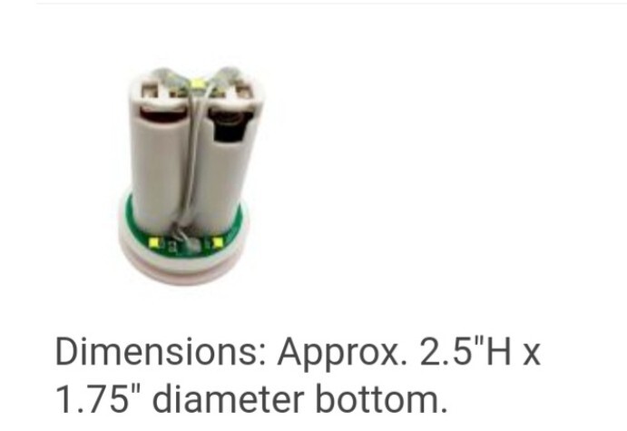 Battery LED Light Insert