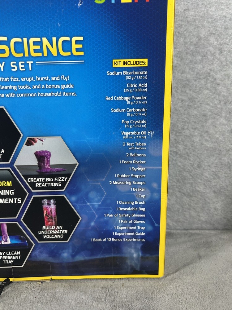 National Geographic Stunning Mega Science Kit with Over 45 Easy Experiments