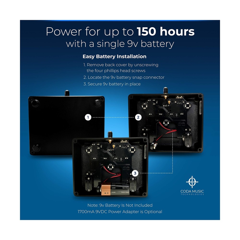 Coda Music Technologies STOMP Bluetooth Page Turner & App Controller - Foot S...