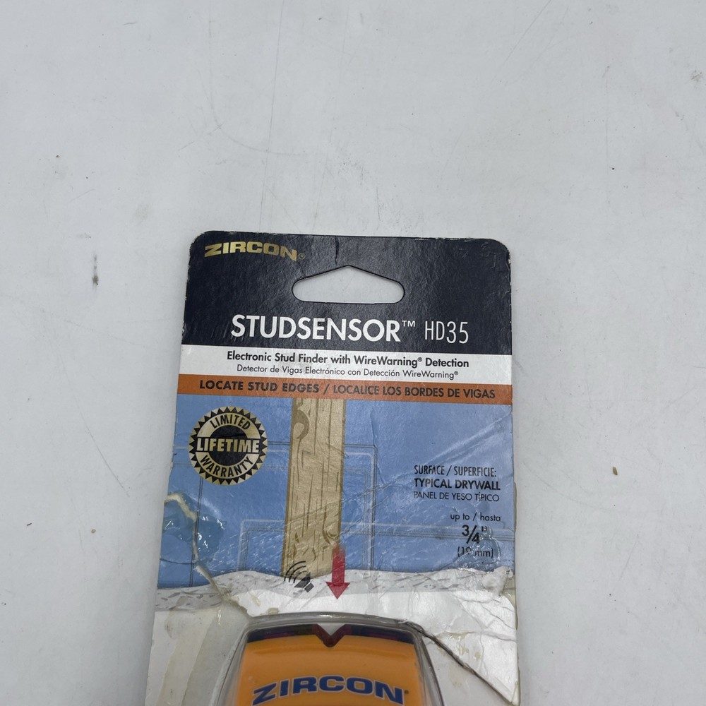 Zircon Stud Sensor HD35 Stud Finder Carpentry Tool