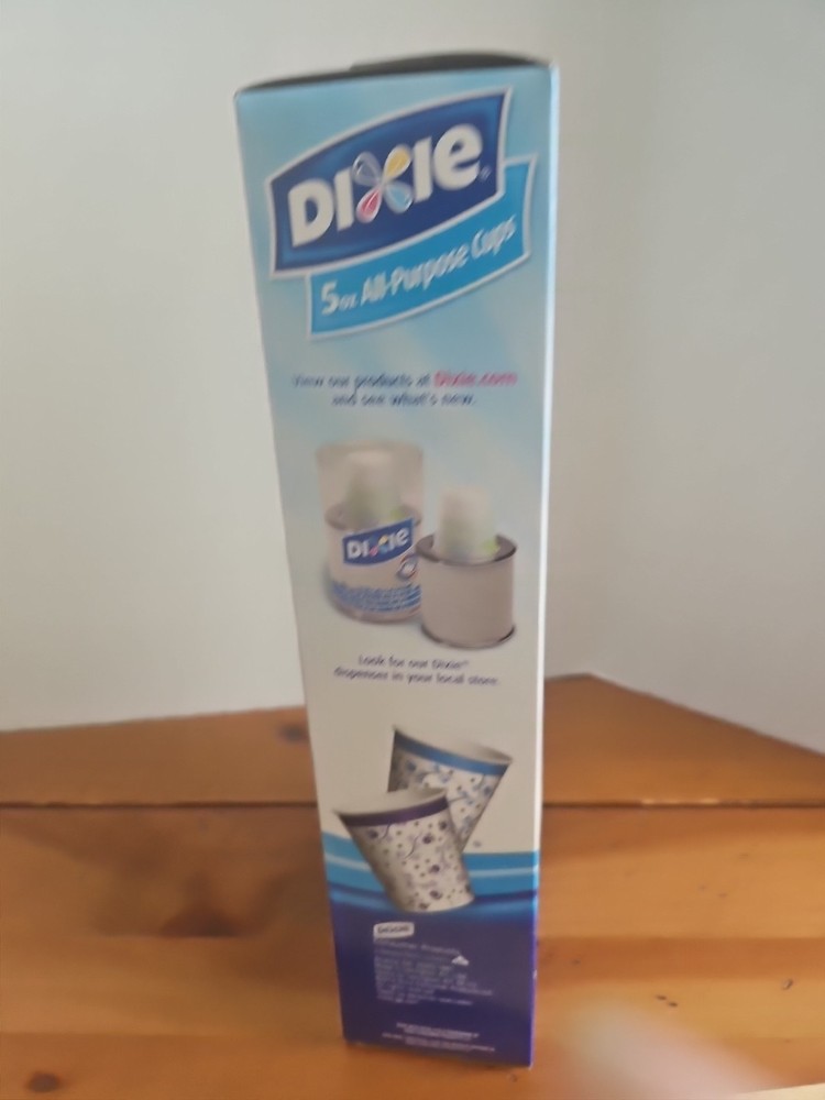 Dixie 5 oz Cups 100 Ct Disposable 4 Designs Multipurpose