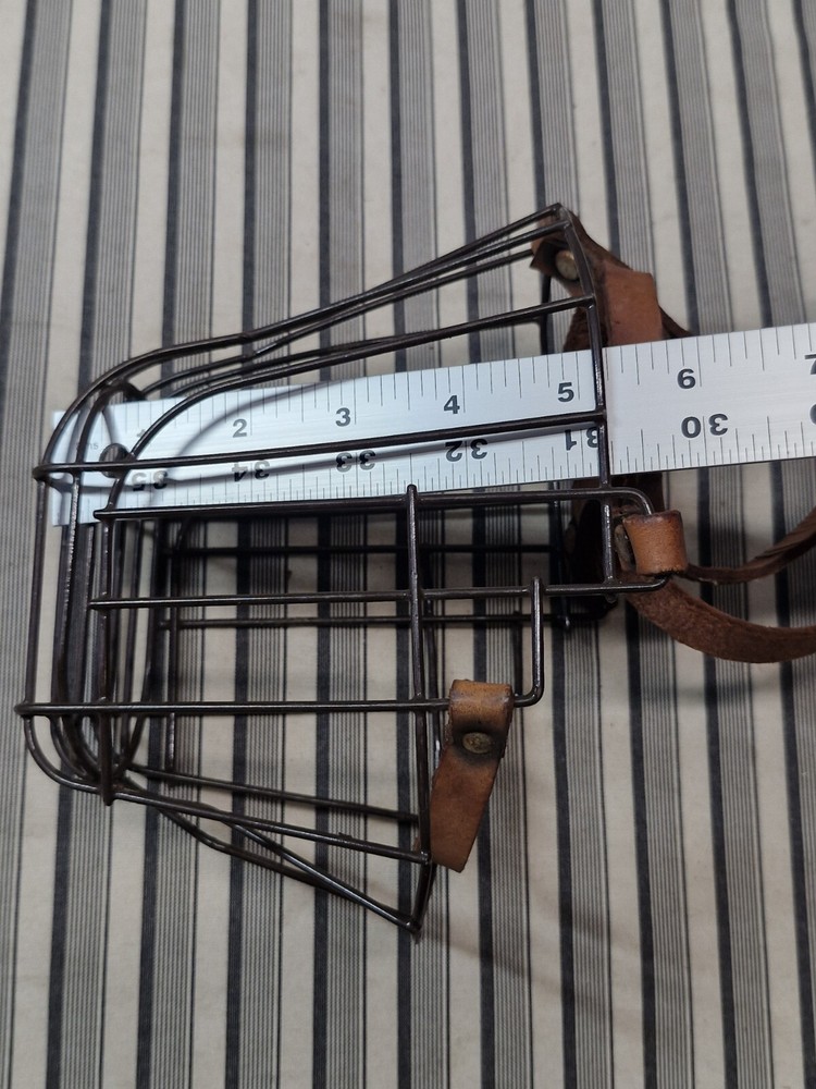 Vintage Dog Muzzle / Training Mask Cage