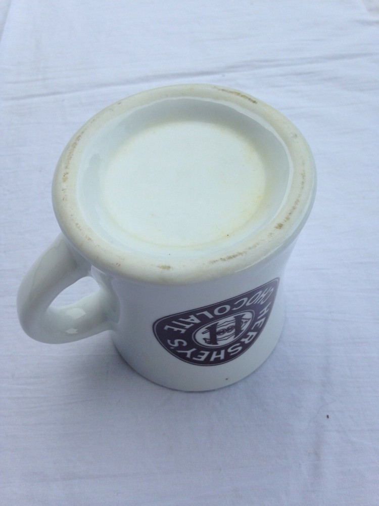 VTG HERSHEY CHOCOLATE MUG HEAVY THICK DINER THROWBACK