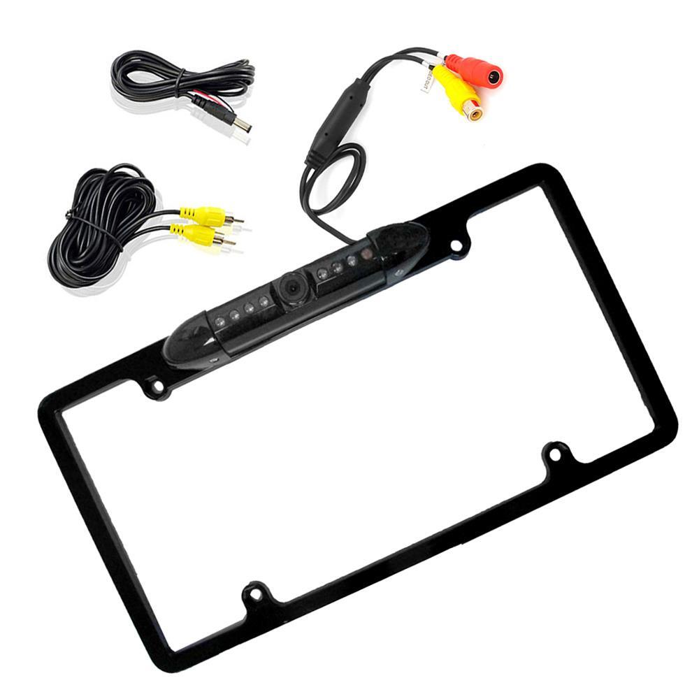 Enrock EAB256B License Plate Frame Rearview Camera (Distance Scale Lines)