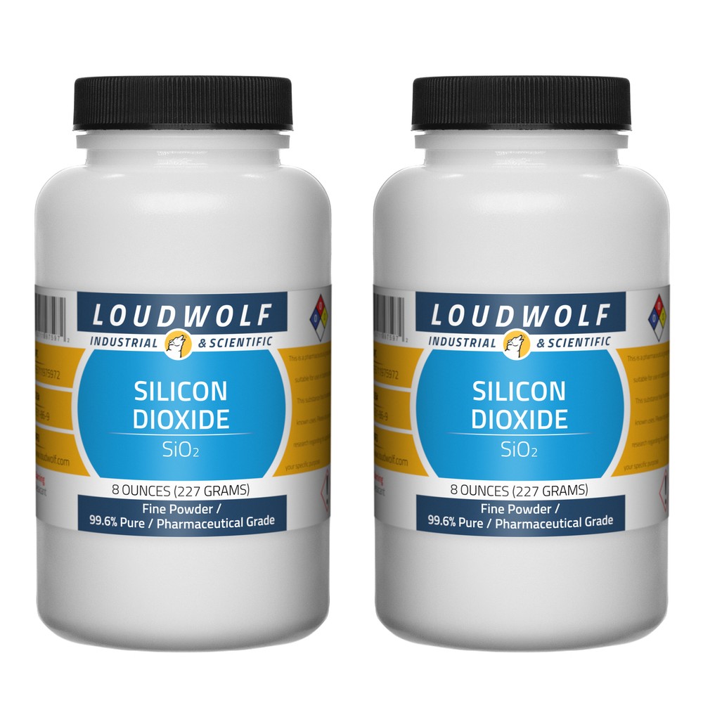 Silicon Dioxide, 1lb, Pharmaceutical Grade, Sturdy Bottles, SHIPS SAME DAY