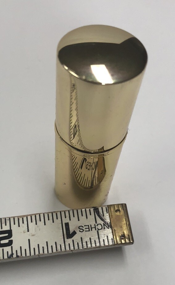 VINTAGE ESTEE LAUDER GOLD TONE REFILLABLE PURSE PERFUME SPRAY/ ATOMIZER AA8