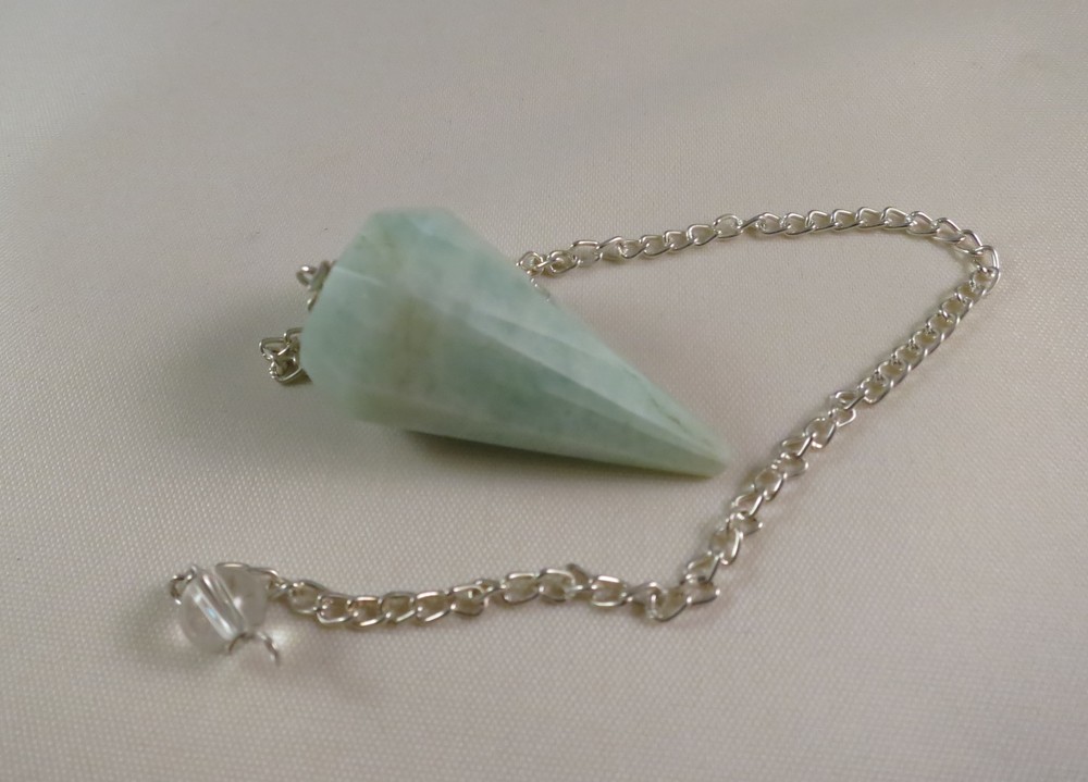 AMAZONITE CRYSTAL PENDULUM