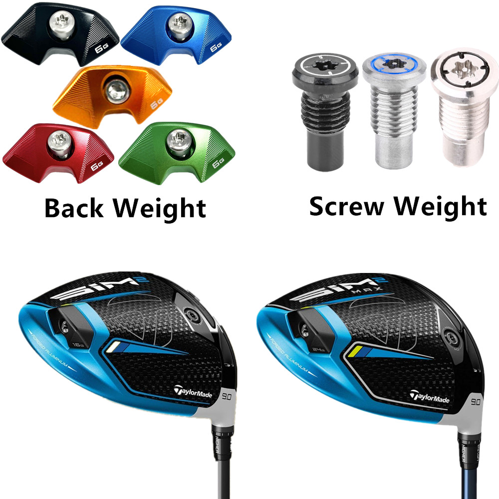 Replaceable For Taylormade Sim2 Sim2 Max Driver Golf Club Back/Screw Weight 1pcs