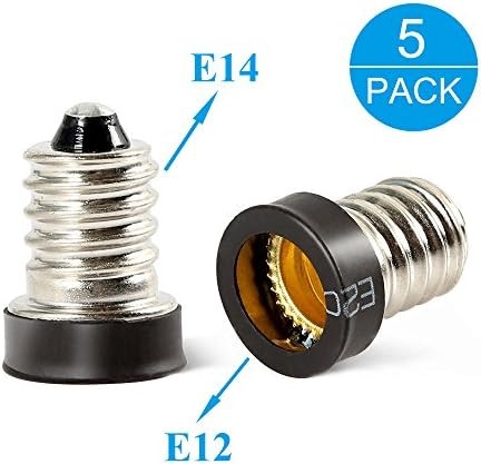 E14 to E12 Adapter Converters Light Sockets