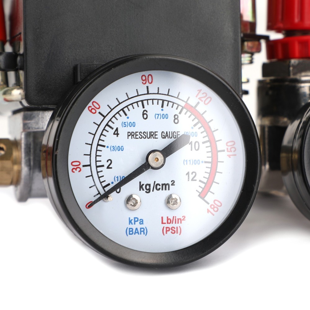 Air Compressor Pressure Control Switch Manifold Regulator Fitting CA