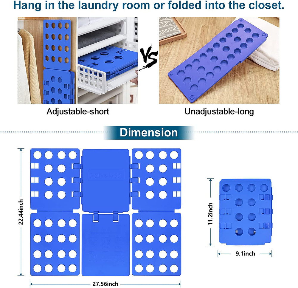 T Shirt Folder Clothes Folding Board Plastic Laundry Folder Home Storage Tool...