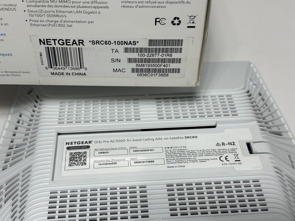 NETGEAR Orbi Pro SRC60-100NAS Wireless Range Extender – IEEE 802.11ac –FREE SHIP