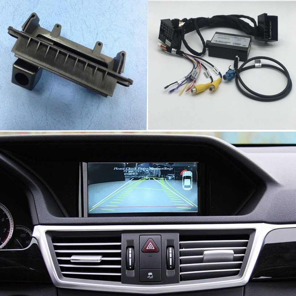 Reverse Backup Solution For Mercedes Benz C200 W204 Rear Camera Interface Kit