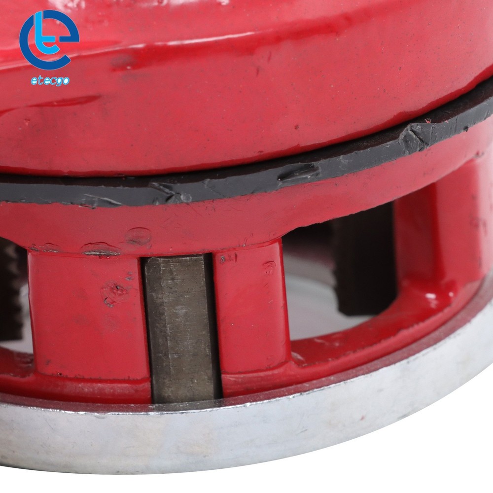 W/ 6 Dies Ratcheting Pipe Threading Tool Set Ratchet Pipe Threader Kit