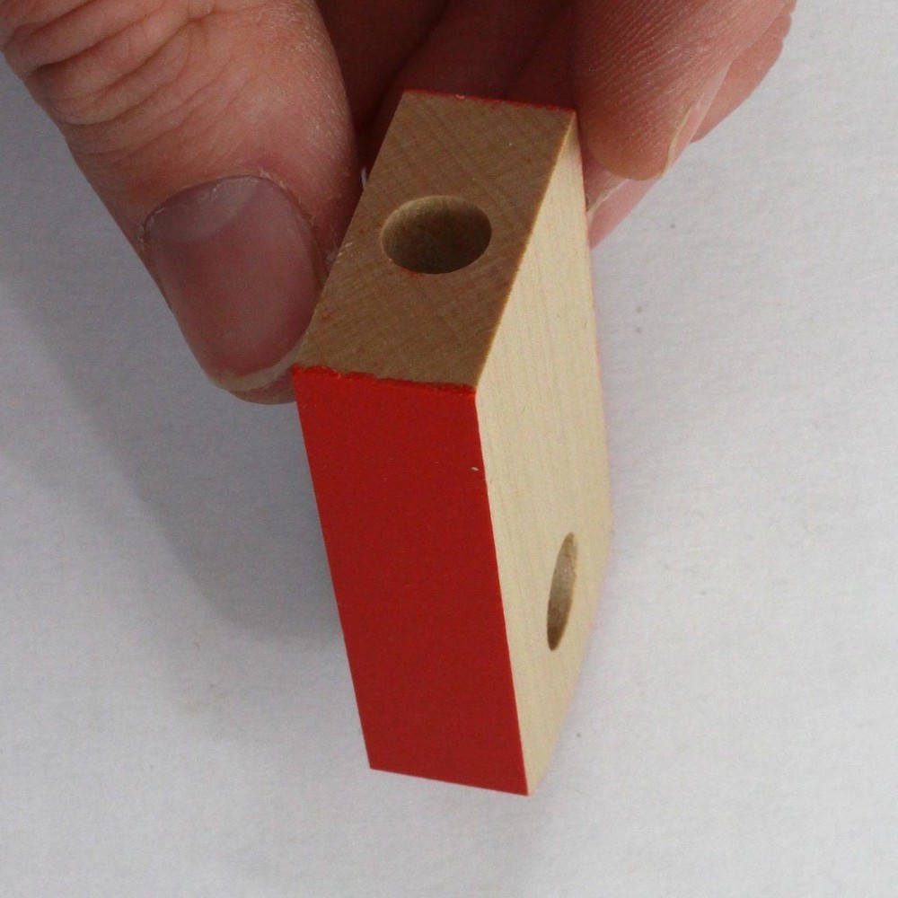 Red Candleholder Replacement Part Base - RPCHRDXBASE