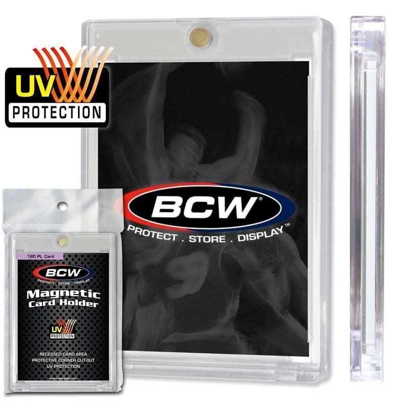 6 BCW Magnetic 180pt. Standard Sized Card Holders
