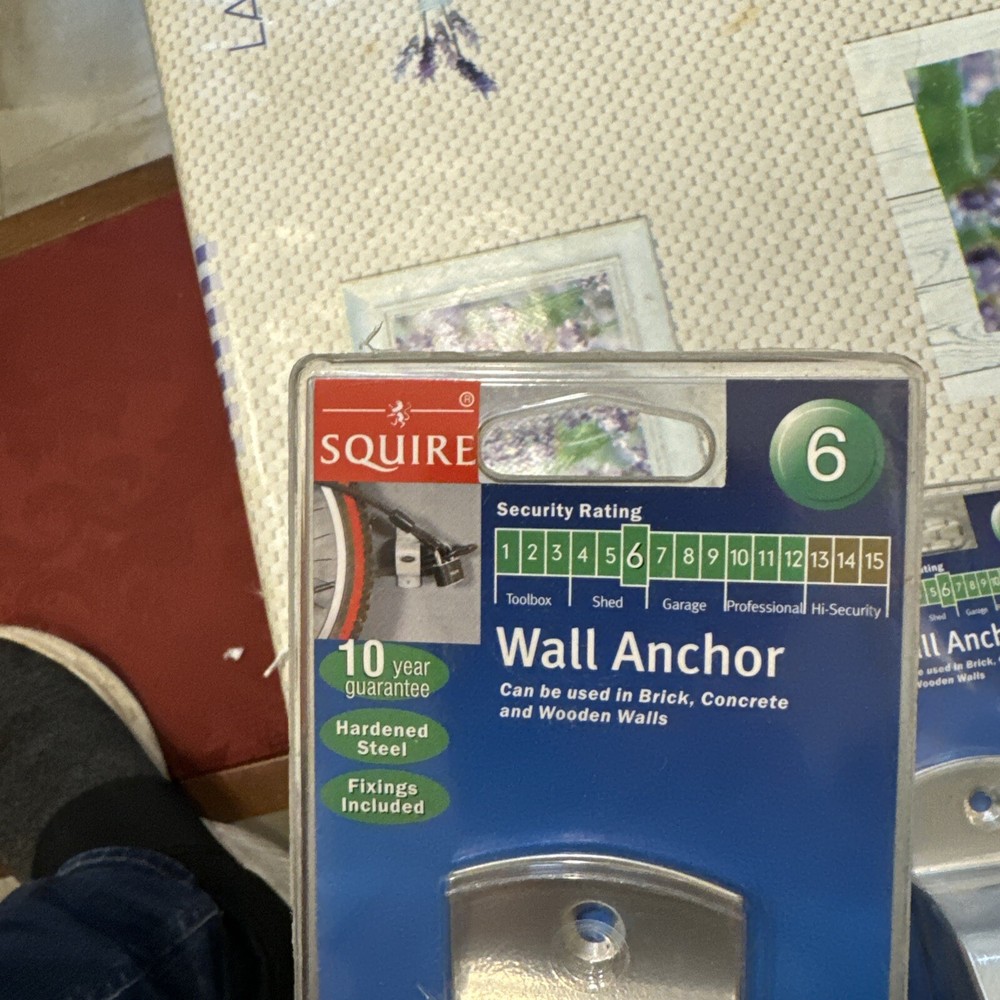 SQUIRE BWA2 Wall Anchor NEW never use silver