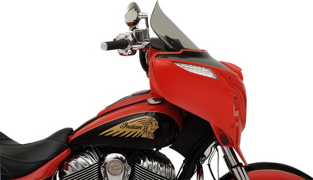 Klock Werks Flare Windshield 14" Tinted Indian Chieftain/Roadmaster