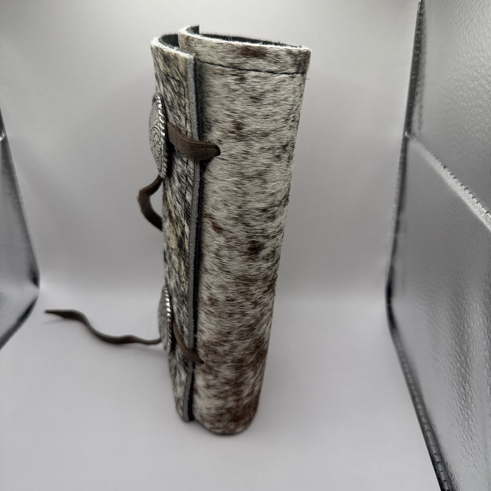 Wine Bottle Cowhide Decorative Cozy Real Leather