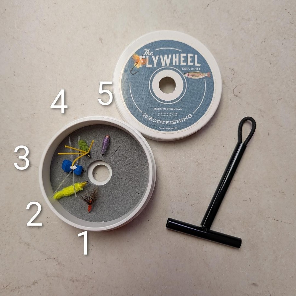 The Flywheel Fly Box - Loaded With Flies