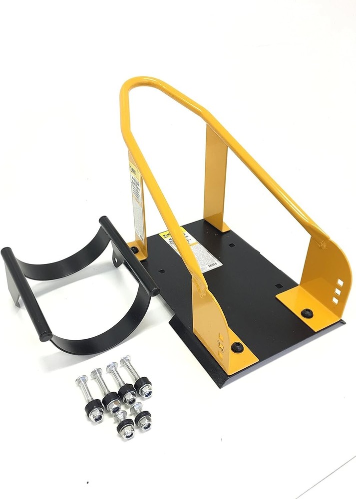 Solo Strap-Down Wheel Chock for Standard Motorcycles - Secure Transport Solution